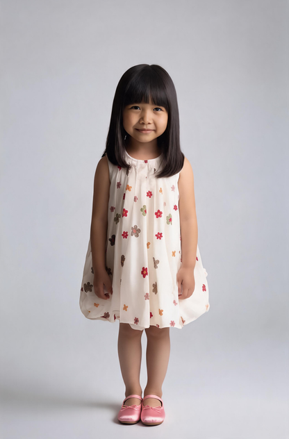Petaline Bloom Tent Dress